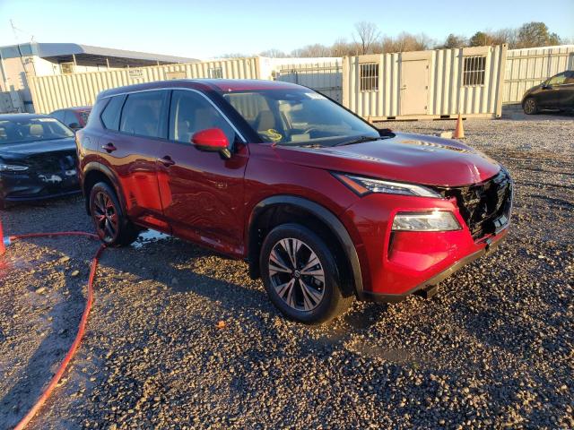 JN8AT3BA3MW000231 - 2021 NISSAN ROGUE SV RED photo 4