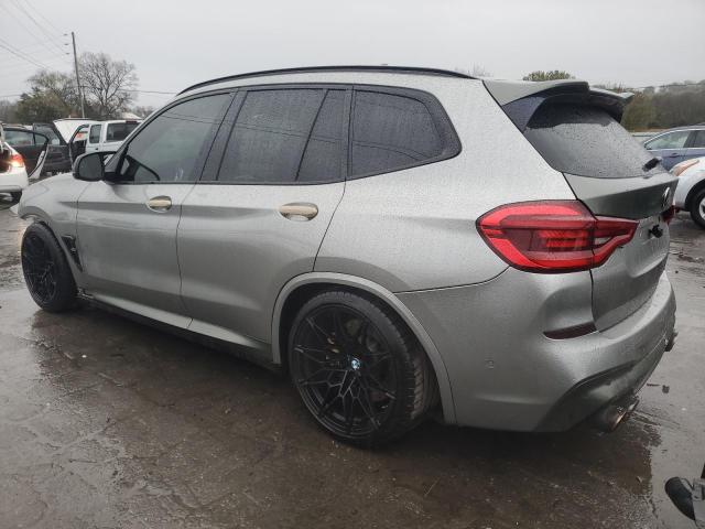 5YMTS0C06LLT10876 - 2020 BMW X3 M COMPETITION SILVER photo 2