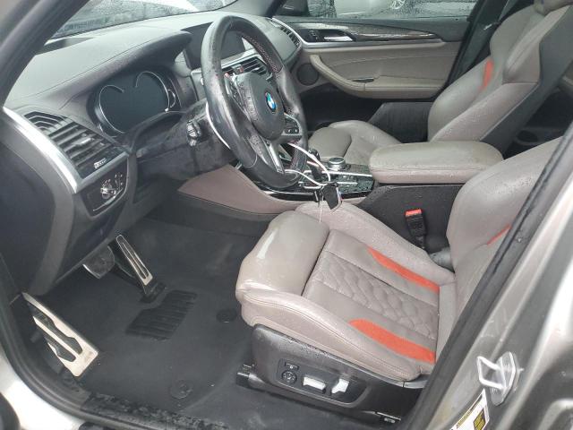 5YMTS0C06LLT10876 - 2020 BMW X3 M COMPETITION SILVER photo 7