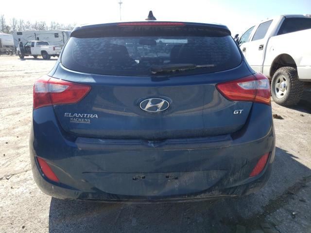 KMHD35LE8DU134035 - 2013 HYUNDAI ELANTRA GT BLUE photo 6