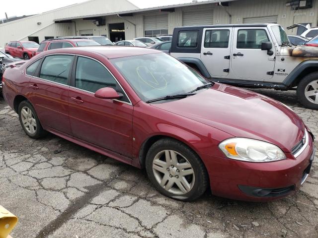 2G1WC57M591325504 - 2009 CHEVROLET IMPALA 2LT MAROON photo 4