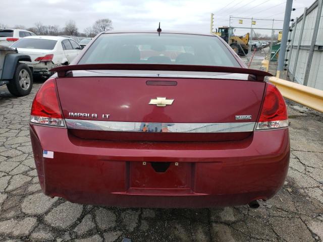 2G1WC57M591325504 - 2009 CHEVROLET IMPALA 2LT MAROON photo 6