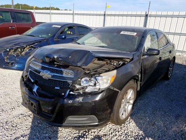 1G11D5RR2DF117811 - 2013 CHEVROLET MALIBU 1LT Қара фото 2