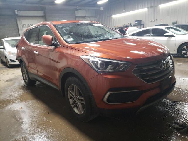 5XYZTDLB5JG521892 - 2018 HYUNDAI SANTA FE S ORANGE photo 4