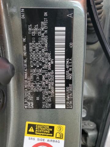 5TDKKRFH6ES020164 - 2014 TOYOTA HIGHLANDER XLE Yaşıl foto 13