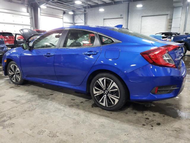 JHMFC1F75JX037029 - 2018 HONDA CIVIC EXL BLUE photo 2