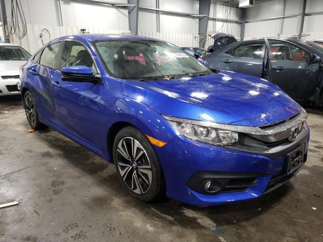 JHMFC1F75JX037029 - 2018 HONDA CIVIC EXL ლურჯი ფოტო 4