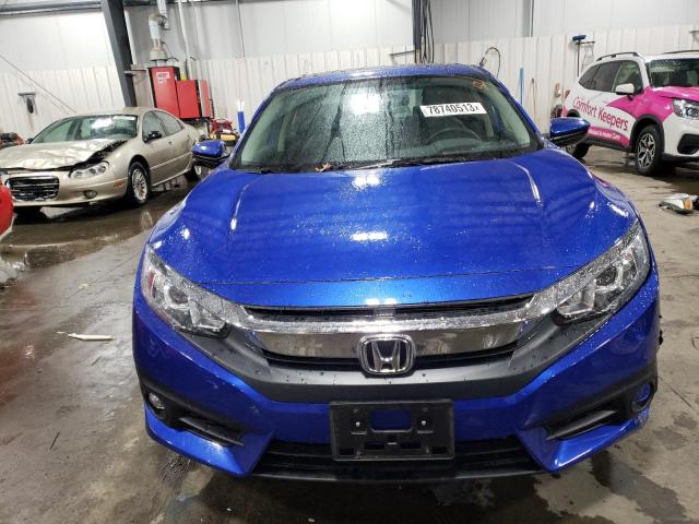 JHMFC1F75JX037029 - 2018 HONDA CIVIC EXL ლურჯი ფოტო 5