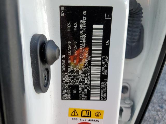 JTJYARBZ8K2126157 - 2019 LEXUS NX 300 BASE Ağ foto 12