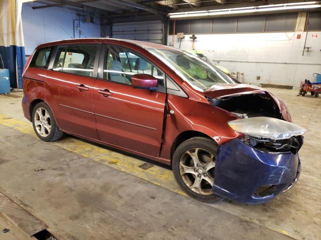 JM1CR293690343890 - 2009 MAZDA 5 MAROON photo 4