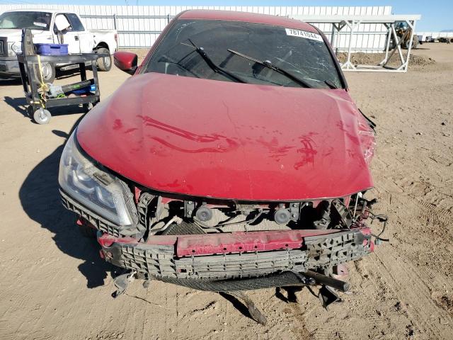 1HGCR2F58GA085337 - 2016 HONDA ACCORD SPORT RED photo 5