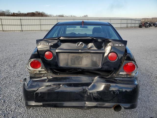 JTHBD182210007699 - 2001 LEXUS IS 300 BLACK photo 6