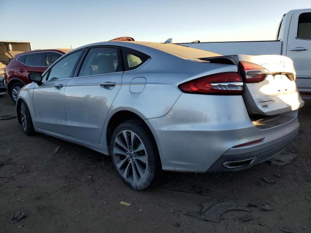 3FA6P0T96KR259679 - 2019 FORD FUSION SE SILVER photo 2