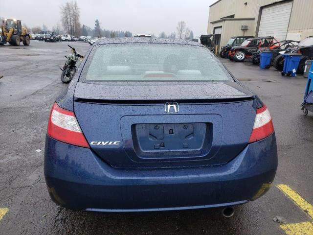 2HGFG12878H520784 - 2008 HONDA CIVIC EX BLUE photo 6