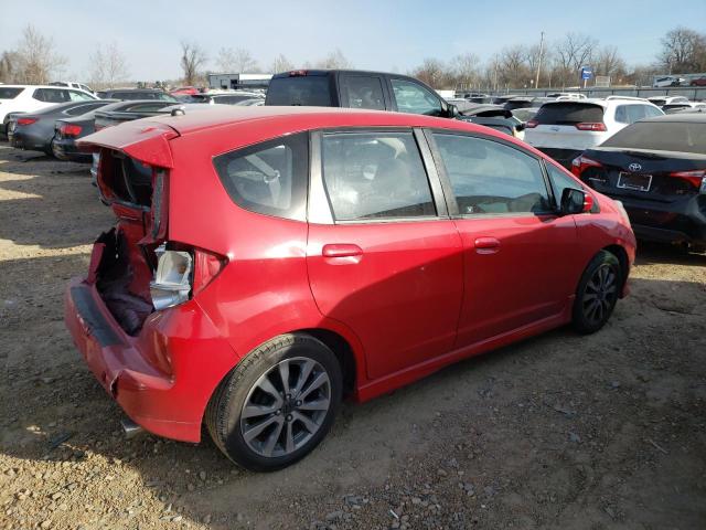 JHMGE8H54CC019425 - 2012 HONDA FIT SPORT RED photo 3