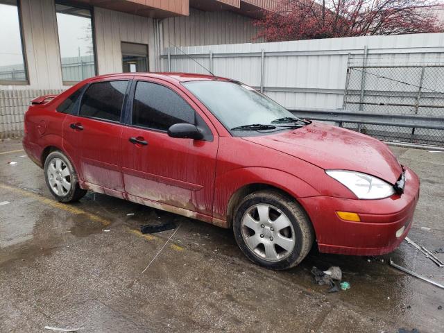 1FAFP38352W342264 - 2002 FORD FOCUS ZTS RED photo 4