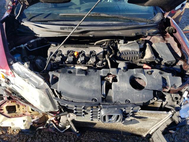 2HGFB2F52FH562393 - 2015 HONDA CIVIC LX MAROON photo 11