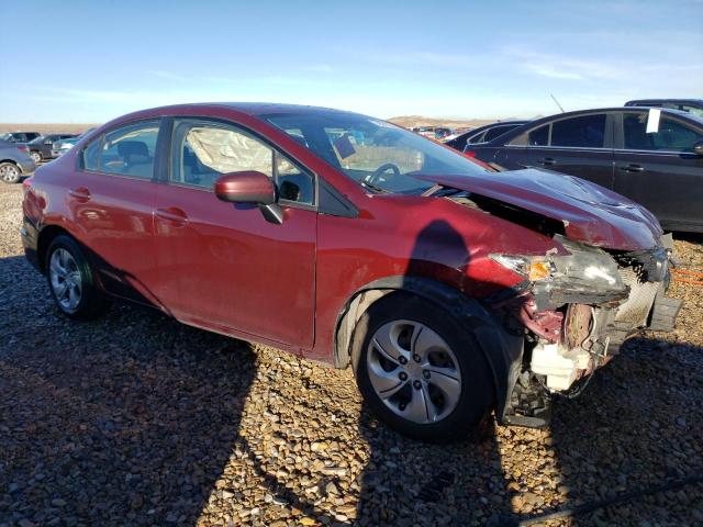 2HGFB2F52FH562393 - 2015 HONDA CIVIC LX MAROON photo 4