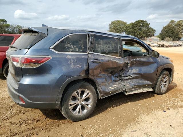 5TDKKRFH8ES005164 - 2014 TOYOTA HIGHLANDER XLE Mavi foto 3