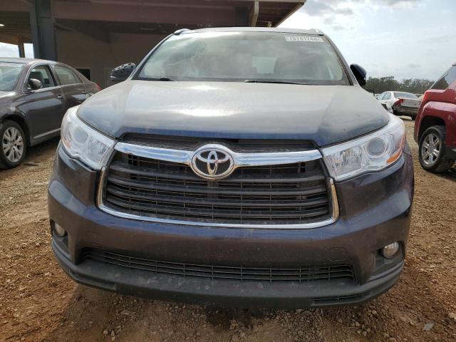 5TDKKRFH8ES005164 - 2014 TOYOTA HIGHLANDER XLE Mavi foto 5