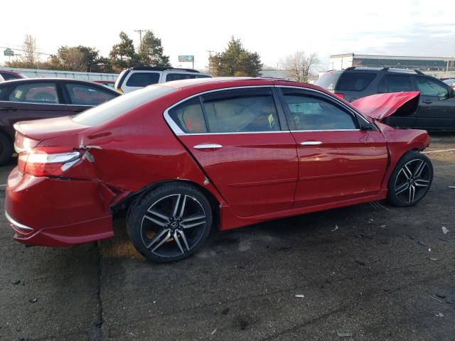 1HGCR2F13HA132143 - 2017 HONDA ACCORD SPORT SPECIAL EDITION RED photo 3