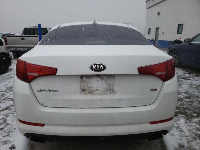 5XXGM4A76DG255259 - 2013 KIA OPTIMA LX WHITE photo 6