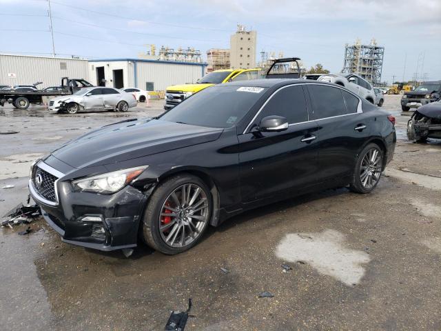 JN1FV7AR8JM480030 - 2018 INFINITI Q50 RED SPORT 400 BLACK photo 1