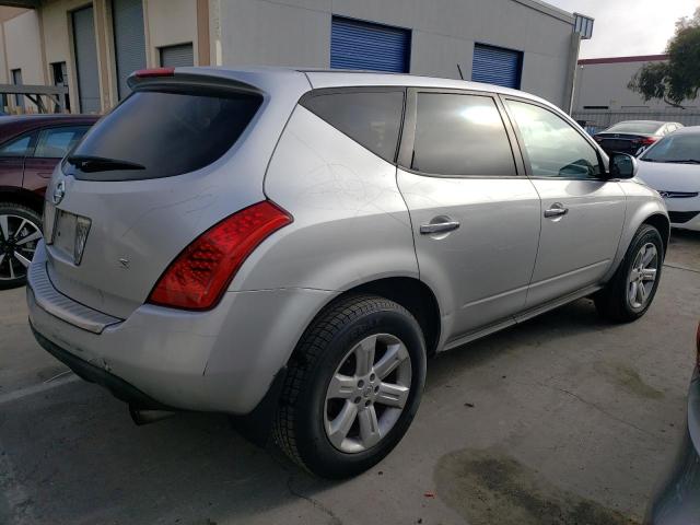 JN8AZ08T26W424721 - 2006 NISSAN MURANO SL SILVER photo 3