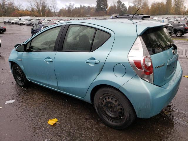 JTDKDTB31D1036933 - 2013 TOYOTA PRIUS C BLUE photo 2