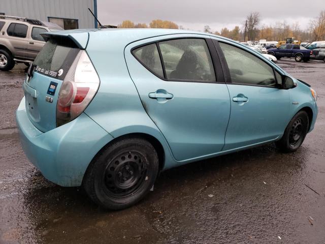 JTDKDTB31D1036933 - 2013 TOYOTA PRIUS C BLUE photo 3