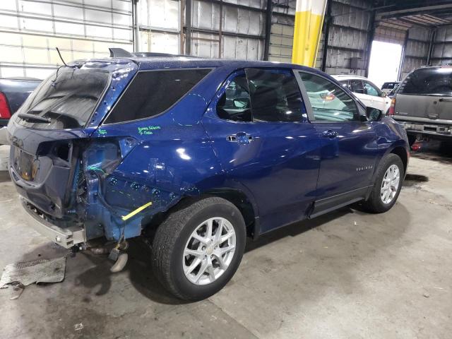 3GNAXSEV4NS227506 - 2022 CHEVROLET EQUINOX LS BLUE photo 3