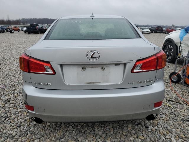 JTHCF5C25A5039093 - 2010 LEXUS IS 250 SILVER photo 6