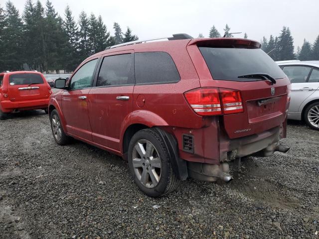 3D4GG67V19T156789 - 2009 DODGE JOURNEY R/T RED photo 2