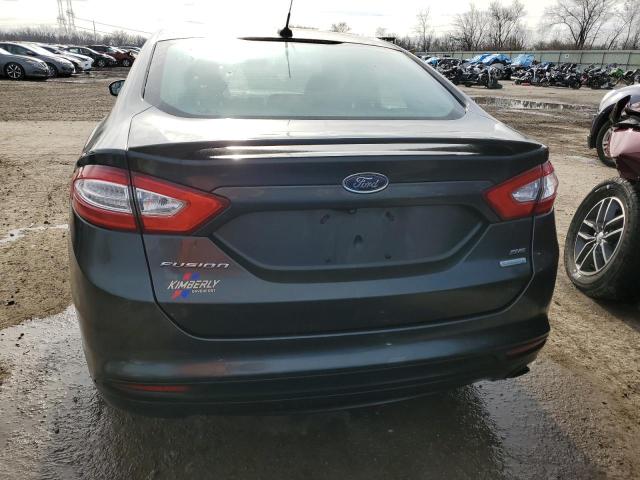 3FA6P0HD0FR206236 - 2015 FORD FUSION SE GRAY photo 6