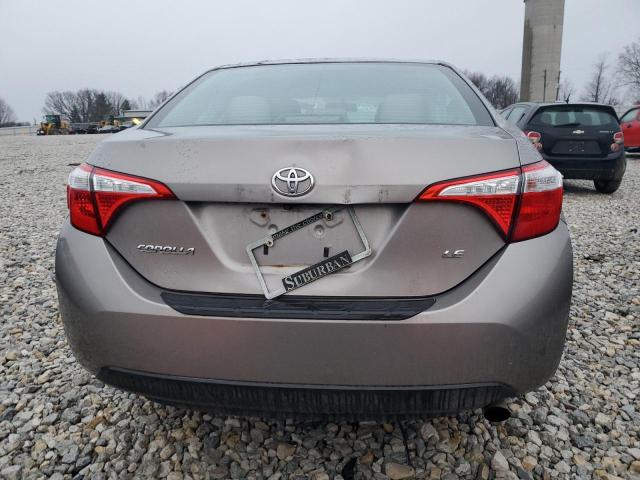 2T1BURHE2FC229019 - 2015 TOYOTA COROLLA L GRAY photo 6