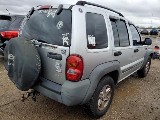 1J4GL48K14W252646 - 2004 JEEP LIBERTY SPORT GRAY photo 3