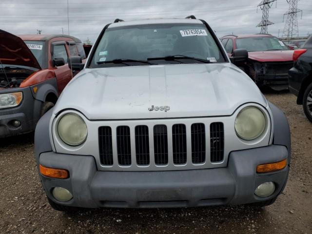 1J4GL48K14W252646 - 2004 JEEP LIBERTY SPORT GRAY photo 5