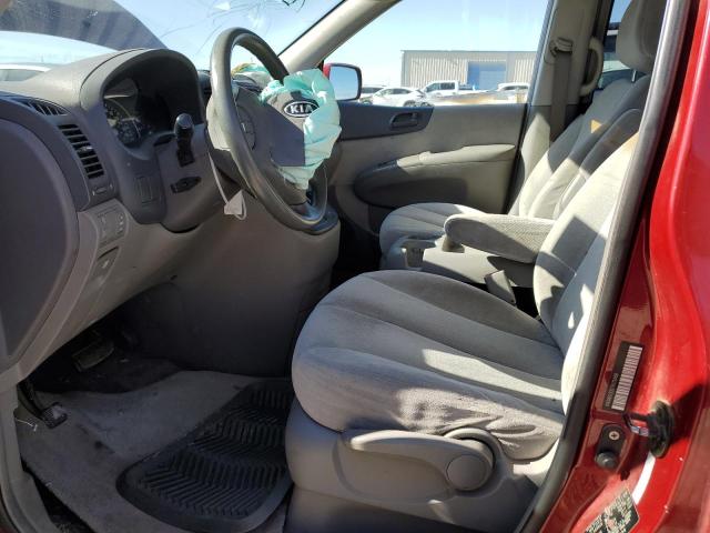 KNDMB233076111488 - 2007 KIA SEDONA EX BURGUNDY photo 7