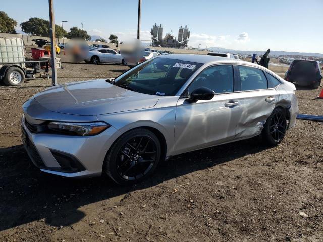 2HGFE2F54PH536368 - 2023 HONDA CIVIC SPORT SILVER photo 1