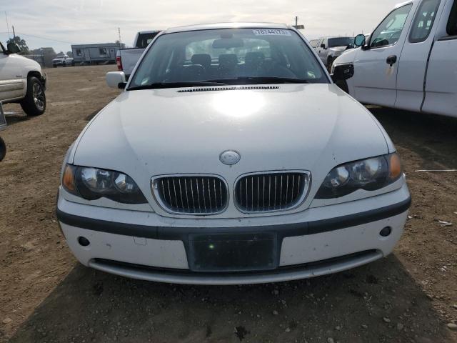 WBAAZ33403PH35163 - 2003 BMW 325 I WHITE photo 5