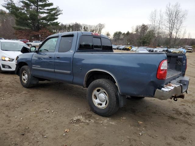 5TBBT441X6S484185 - 2006 TOYOTA TUNDRA ACCESS CAB SR5 BLUE photo 2