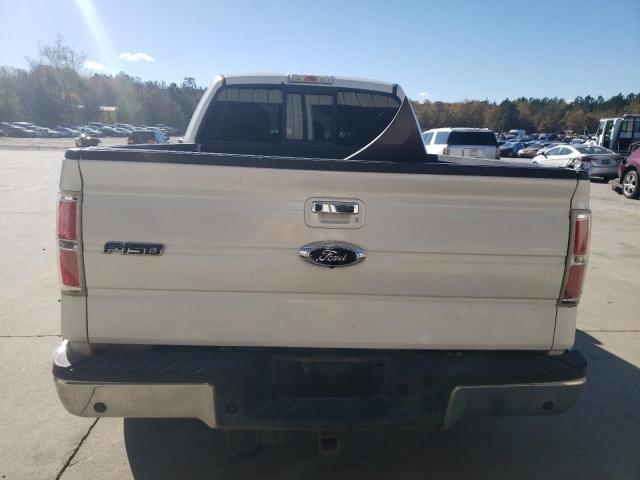 1FTFX1EFXBFB87420 - 2011 FORD F150 SUPER CAB WHITE photo 6