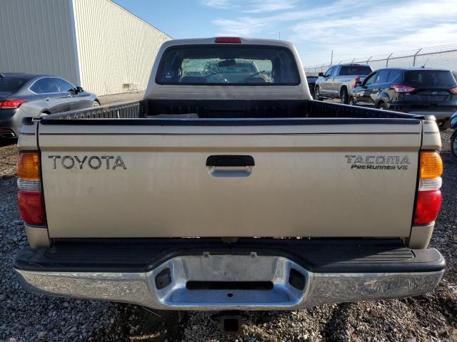 5TESN92N92Z114704 - 2002 TOYOTA TACOMA XTRACAB PRERUNNER TAN photo 6