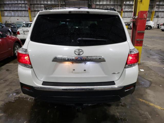 5TDDK3EH9CS097549 - 2012 TOYOTA HIGHLANDER LIMITED WHITE photo 6