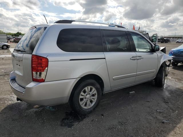 KNDMG4C72C6493372 - 2012 KIA SEDONA LX SILVER photo 3