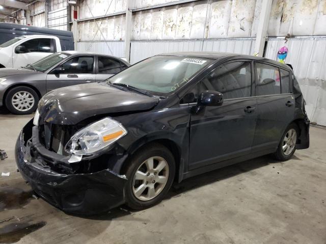 3N1BC13E88L419941 - 2008 NISSAN VERSA S BLACK photo 1