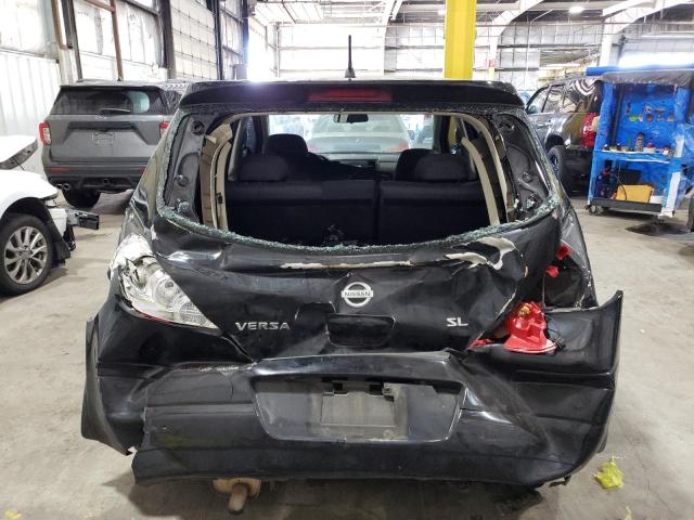 3N1BC13E88L419941 - 2008 NISSAN VERSA S BLACK photo 6