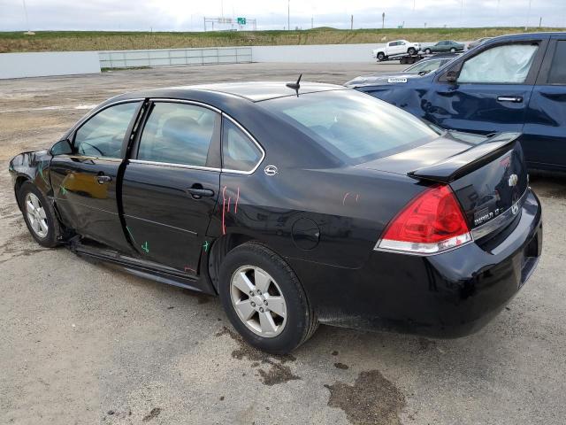 2G1WT57KX91327232 - 2009 CHEVROLET IMPALA 1LT BLACK photo 2