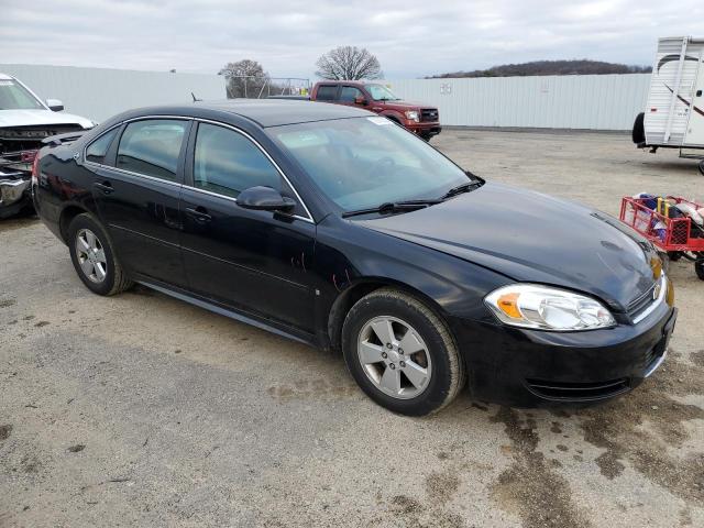 2G1WT57KX91327232 - 2009 CHEVROLET IMPALA 1LT BLACK photo 4