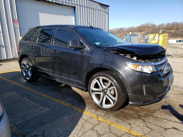 2FMDK4AK1BBA57064 - 2011 FORD EDGE SPORT BLACK photo 4